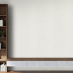 White Peel and Stick Wallpaper Slight Velvety Feeling Woven Fabric Grasscloth - Image 6