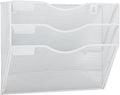 EASEPRES 3 Pocket Mesh Hanging Wall File Organizer, Wall Mounted Mail Paper by EASEPRES