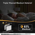 MIULEE Blackout Curtains for Bedroom Living Room 2 Panels, Thermal Insulated - Image 2