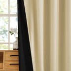 RYB HOME 100% Blackout Door Curtain - Image 6