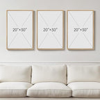 Framed Large Matisse Canvas Wall Art Set of 3, Vintage Neutral Abstract Floral - Image 8