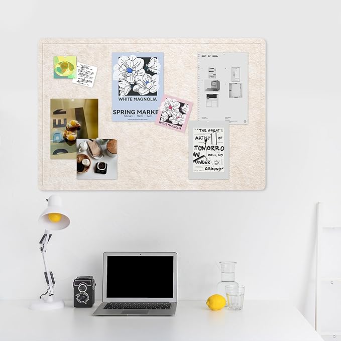 Lightomorrow Bulletin Board, 36 x 24 inches Felt Board - Image 7