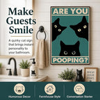 Funny Black Cat Wall Art - Image 5