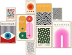 KBKBART 9PCS Eclectic Wall Art Decor, Modern Maximalist Wall Prints by KBKBART