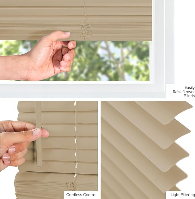 CHICOLOGY Cordless Blinds, Cappuccino, Warp Resistant, Durable Construction - Image 6