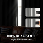 RYB HOME 100% Blackout Short Curtains - Image 4