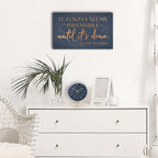 HoneyKICK Nelson Mandela Inspirational Quote Canvas Wall Art - Image 5