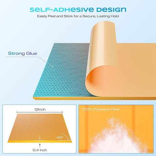 22 Pack Self-Adhesive Acoustic Panels, Soundproof Wall Panels - Image 2