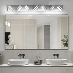IZORRO LED Modern Bathroom Lights Fixtures, Chrome Acrylic Wall Lighting - Image 6