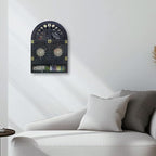Large Crystal Display Shelf for Wall, Crescent Moon Phase Shelf Wall Decor - Image 7
