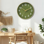 Mosewa Wall Clock 14 Inch, Battery Operated Non-Ticking Modern Analog Clock - Image 3