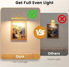 Corless Picture Lights 2 Pack, 4400mAh Battery Operated Wirelesss Wall Lights - Image 3