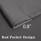 IGEMAEVE Blackout Curtains 90 Inch Length 2 Panels Set, Rod Pocket Energy - Image 3
