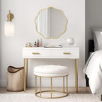 WallBeyond Round Wavy Mirror for Wall Decorative 20 inch, Modern Round Mirror - Image 4