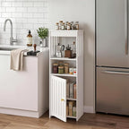 Narrow Bathroom Storage Cabinet, 5-Tier Slim Organizer - Image 4