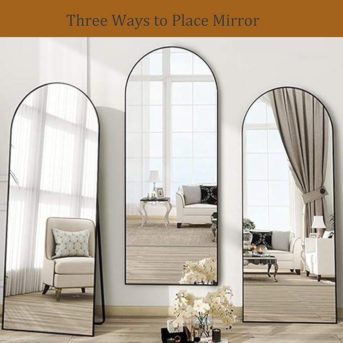 Dewfig Full Length Mirror, Large Floor Mirrors - Image 6
