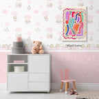 Funky Cute Kids Abstract Wall Art Trendy Bright Colorful Poster 12x16 inch - Image 6