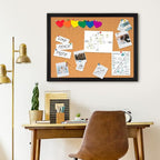DOLLAR BOSS Cork Board for Wall 24" x 18" Bulletin Board for Wall - Image 8