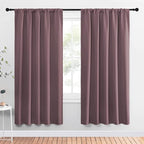NICETOWN Living Room Curtains, Home Decorations Thermal Insulated Solid Rod by NICETOWN