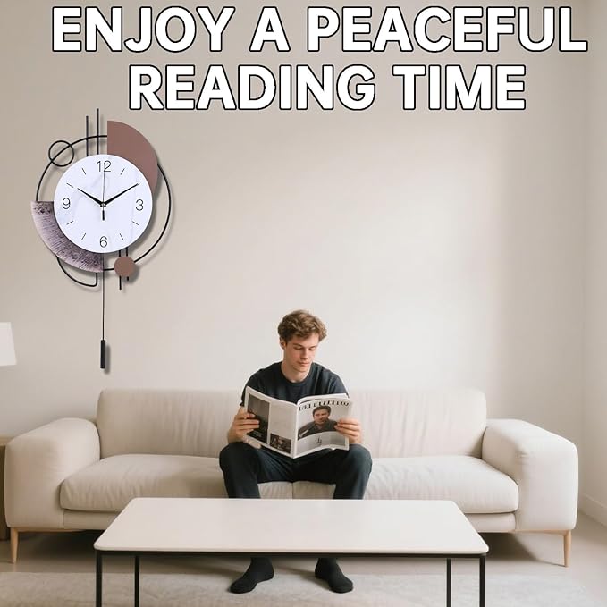 Dankeit Wall Clock, Silent Non-Ticking Quality Quartz Battery Operated - Image 8