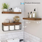 QEEIG Bathroom Shelves Over Toilet - Image 3