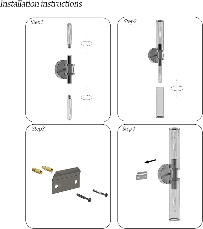 Wireless Wall Sconce with Remote Control, Easy Install Dimmable Rechargeable - Image 3