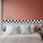 HOMETITUTE Wallpaper Border Peel and Stick Wall Border 4x196 Inch Grunge Black - Image 4