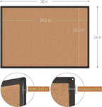 2-Pack Cork Board Bulletin Board 24 x 36, Office Board - Image 5