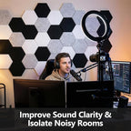 18 Pack Hexagon Acoustic Panels - Image 2