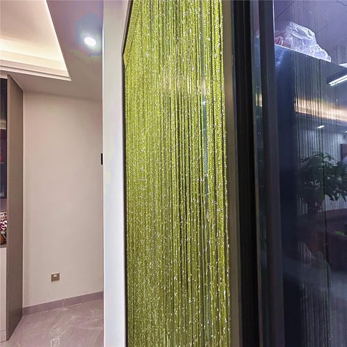 ave split Decorative Door String Curtain Wall Panel Fringe Window Room Divider - Image 9
