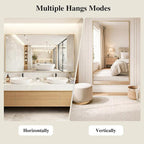Koonmi Gold Mirrors for Wall, 30x48 Inch Bathroom Mirror, Rectangular Wall - Image 6