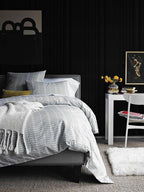 Orainege Black Wallpaper Peel and Stick Wallpaper 15.7"x196.8" Textured Contact - Image 7