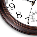 KECYET 10 Inch Outdoor Wall Clock - Image 8