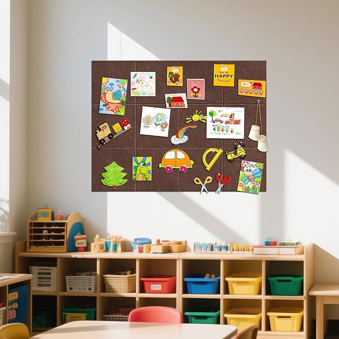 TSJOFFICE Large Cork Board for Wall - Image 7