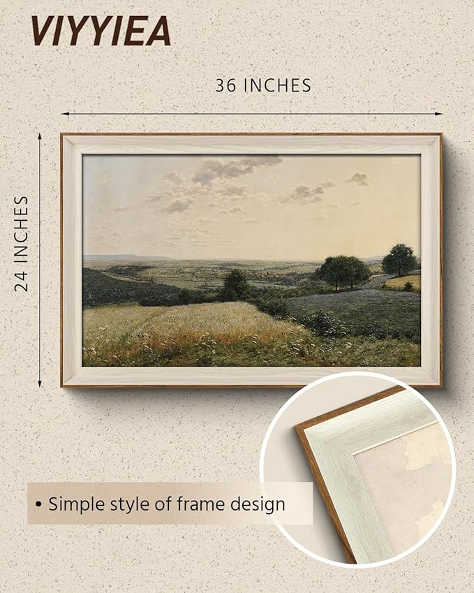 VIYYIEA Framed Canvas Wall Art, Landscape Wall Art - Image 2