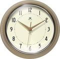 Infinity Instruments LTD. Retro 9 inch Silent Sweep Non-Ticking Mid Century by InfinityInstruments