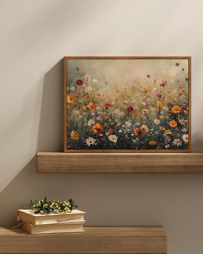 InSimSea Framed Canvas Wall Art Vintage Decor, Wall Decor - Image 2