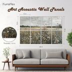 FurnoFlexArt Acoustic Panels Tiles Decorative Room Sound Proof Foam Absorbing - Image 2