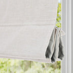 DEJAVU Cordless Linen Roman Shades - Image 7