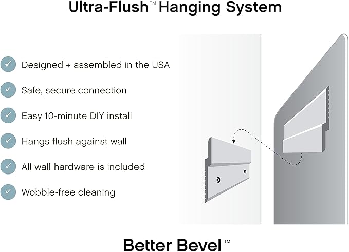 Better Bevel Frameless Rectangle Mirror - Image 8
