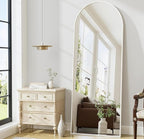Prywot Arched Full Length Mirror, Modern Full Body Mirrors - Image 3