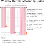 XiDi Curtains for Bedroom Kids Rainbow Pink Purple Green Curtains for Girls - Image 7
