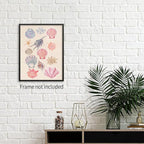 Pink Shell Posters Funky Coastal Cowgirl Wall Art Vintage Beach House - Image 5