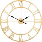 LEIKE Large Modern Wall Clocks, Silent Non Ticking, Battery Operated Roman - Image 7