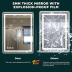 LED Bathroom Mirror 24"x 32" - Image 7