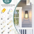 MAXvolador Outdoor Wall Sconce, Large Exterior Waterproof Wall Lantern Light - Image 4