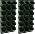 Vertical Wall Planter with 36 Pots, Hanging Garden Plant Flowerpot Holder by Eapmic