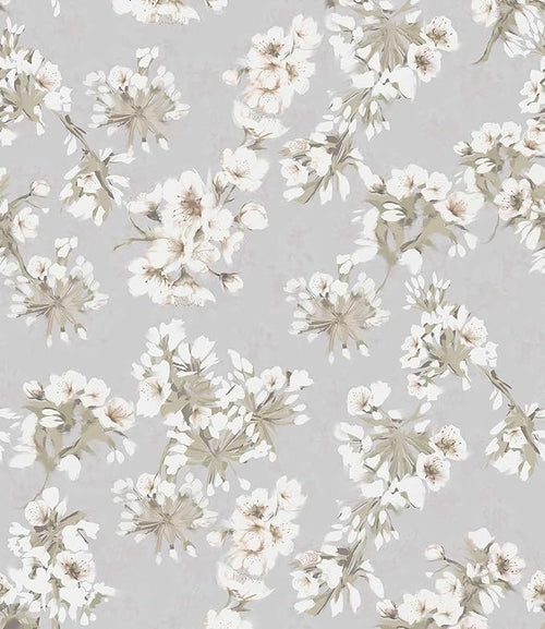 17.3" x 393.7" Floral Peel and Stick Wallpaper Self Adhesive Wallpaper by LUKUUI