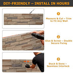 ROOMTEC 1-Pack Faux Stone Wall Covering Panels - Image 6