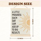 Supwhd Positive Affirmations Wall Decor, Inspirational Add Up to Big Results - Image 6